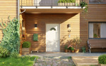 Haustür Kunststoff Premium F010 RAL 9016-RAL 9016 Stilwelt main