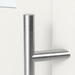 Haustür Kunststoff Premium F010 RAL 9016-RAL 9016 Detail Drücker