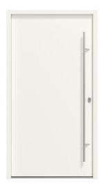Haustür System S68 ZL Artemida RAL 9016-RAL 9016 Frontansicht außen