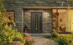 Interio Energiespar-Haustür Stahl-Alu Black Design Motiv B07 RAL 7016-RAL 7016 Stilwelt main