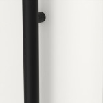 Interio Energiespar-Haustür Stahl-Alu Black Design Motiv B07 RAL 9016-RAL 9016 Detail Drücker