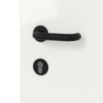 Interio Energiespar-Haustür Stahl-Alu Black Design Motiv B07 RAL 9016-RAL 9016 Detail Oberfläche