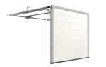 STEINAU Garagentor Sektionaltor Aktion EWS-P Woodgrain M-Sicke inkl. Antrieb Liftronic 700 RAL 9016 1