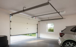 STEINAU Garagentor Sektionaltor Aktion EWS-P Woodgrain M-Sicke inkl. Antrieb E60-4 RAL 9016 5