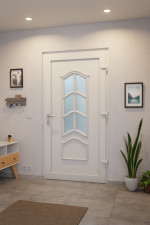 Haustür Kunststoff Premium T037 RAL 9016-RAL 9016 Stilwelt innen