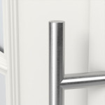 Haustür Kunststoff Premium T037 RAL 9016-RAL 9016 Detail Drücker