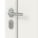 Haustür Kunststoff Premium T037 Golden Oak-RAL 9016 Detail Oberfläche