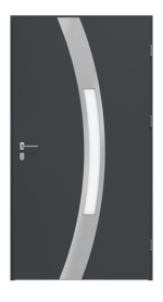 Haustür System S68 ZL Idalia RAL 7016-RAL 7016 Frontansicht innen