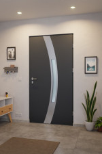 Haustür System S68 ZL Idalia RAL 7016-RAL 7016 Stilwelt innen