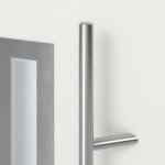 Haustür System S68 ZL Juventus RAL 9016-RAL 9016 Detail Drücker