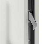Haustür System S68 ZL Neptun RAL 9016-RAL 9016 Detail Schließer
