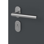Haustür System S68 ZL Neptun RAL 7016-RAL 7016 Detail Oberfläche