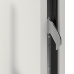 Haustür System S68 ZL Luna RAL 9016-RAL 9016 Detail Schließer