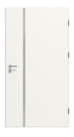 Haustür System S68 ZL Hebe RAL 9016-RAL 9016 Frontansicht innen
