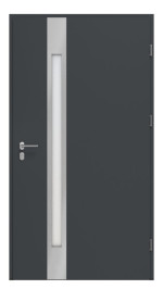 Haustür System S68 ZL ARCTIC Temidas RAL 7016-RAL 7016 Frontansicht innen