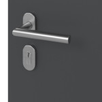 Haustür System S68 ZL ARCTIC Temidas RAL 7021-RAL 7021 Detail Oberfläche