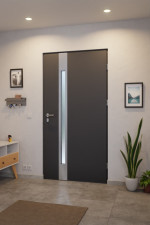 Haustür System S68 ZL Temidas RAL 7021-RAL 7021 Stilwelt innen