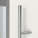 Haustür System S68 ZL Temidas RAL 9016-RAL 9016 Detail Drücker