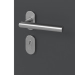 Haustür System S68 ZL Temidas RAL 7021-RAL 7021 Detail Oberfläche
