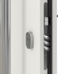 Haustür System S68 2ZA Temidas RAL 9016-RAL 9016 Detail Schließer