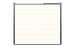 FLEXIDOOR Garagentor Sektionaltor Pro Woodgrain M-Sicke RAL 9010 2