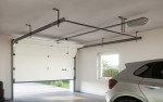 FLEXIDOOR Garagentor Sektionaltor Pro Woodgrain M-Sicke RAL 9010 5