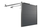 FLEXIDOOR Garagentor Sektionaltor Eco Woodgrain L-Sicke RAL 7016 1