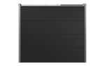 FLEXIDOOR Garagentor Sektionaltor Pro Sandgrain L-Sicke RAL 9005 2