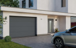 FLEXIDOOR Garagentor Sektionaltor Pro Sandgrain L-Sicke RAL 7016 4