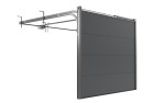 FLEXIDOOR Garagentor Sektionaltor Pro Sandgrain L-Sicke RAL 7016 1