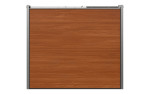 FLEXIDOOR Garagentor Sektionaltor Pro Holzoptik Glatt L-Sicke Holzoptik hell 2