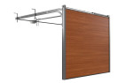 FLEXIDOOR Garagentor Sektionaltor Pro Holzoptik Glatt L-Sicke Holzoptik hell 1