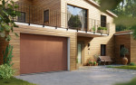 FLEXIDOOR Garagentor Sektionaltor Premium Design L-Sicke Copper 4