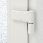 Haustür Kunststoff Premium Plus F002 RAL 9016-RAL 9016 Detail Bänder