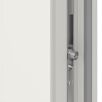 Haustür Kunststoff Premium Plus F003 RAL 9016-RAL 9016 Detail Schließer