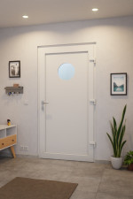Haustür Kunststoff Premium Plus F011 RAL 9016-RAL 9016 Stilwelt innen