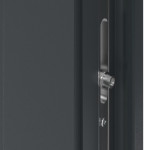 Haustür Kunststoff Premium Plus F011 Anthrazit Struktur-Anthrazit Struktur Detail Schließer