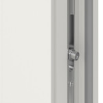 Haustür Kunststoff Premium Plus F011 RAL 9016-RAL 9016 Detail Schließer