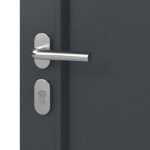 Haustür Kunststoff Premium Plus F011 RAL 7016-RAL 7016 Detail Oberfläche