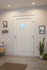 Haustür Kunststoff Premium Plus F017 RAL 9016-RAL 9016 Stilwelt innen