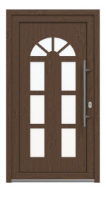 Haustür Kunststoff Premium Plus F026 Sherwood-Sherwood Frontansicht außen