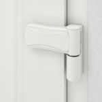 Haustür Kunststoff Premium Plus F031 Anthrazit Struktur-RAL 9016 Detail Bänder