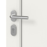 Haustür Kunststoff Premium Plus F031 Anthrazit Struktur-RAL 9016 Detail Oberfläche