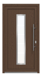 Haustür Kunststoff Premium Plus F036 Sherwood-Sherwood Frontansicht außen