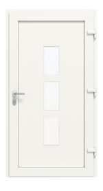 Haustür Kunststoff Premium Plus F043 RAL 9016-RAL 9016 Frontansicht innen