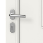 Haustür Kunststoff Premium Plus T002 RAL 9016-RAL 9016 Detail Oberfläche