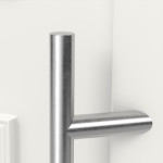 Haustür Kunststoff Premium Plus T004 RAL 9016-RAL 9016 Detail Drücker