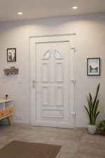 Haustür Kunststoff Premium Plus T011 RAL 9016-RAL 9016 Stilwelt innen