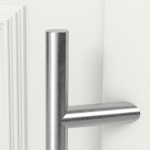 Haustür Kunststoff Premium Plus T023 RAL 9016-RAL 9016 Detail Drücker
