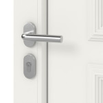 Haustür Kunststoff Premium Plus T023 RAL 9016-RAL 9016 Detail Oberfläche